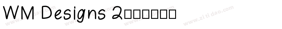 WM Designs 2字体转换